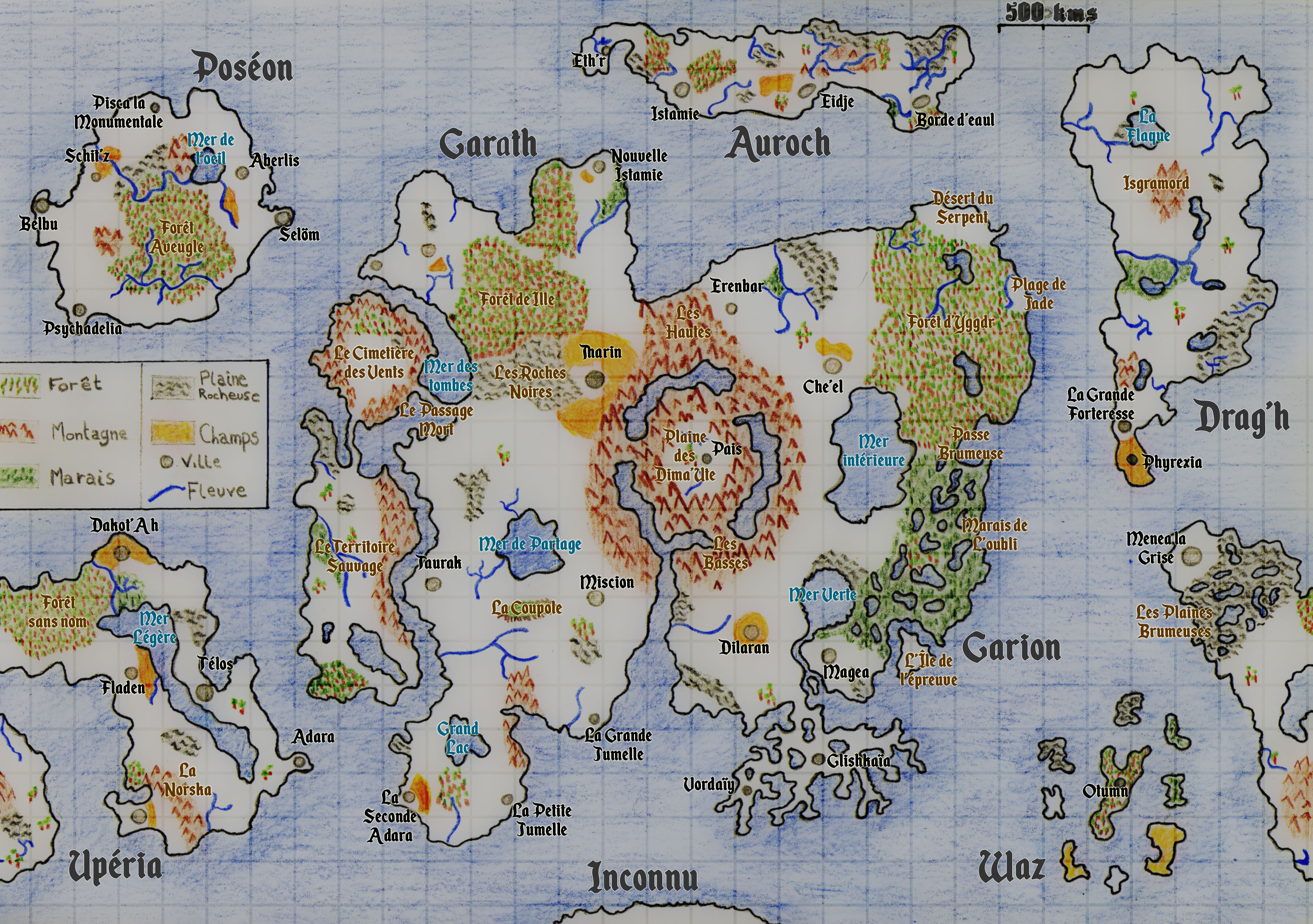 Carte du monde de Slïggs